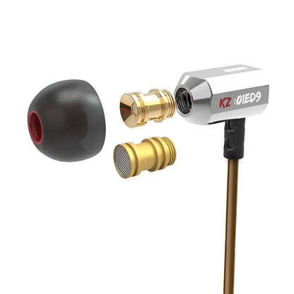 KZ ED9 In-Ear-Kopfhörer mit kristallklarem Klang, Geräuschunterdrückung und wasserdichtem Design